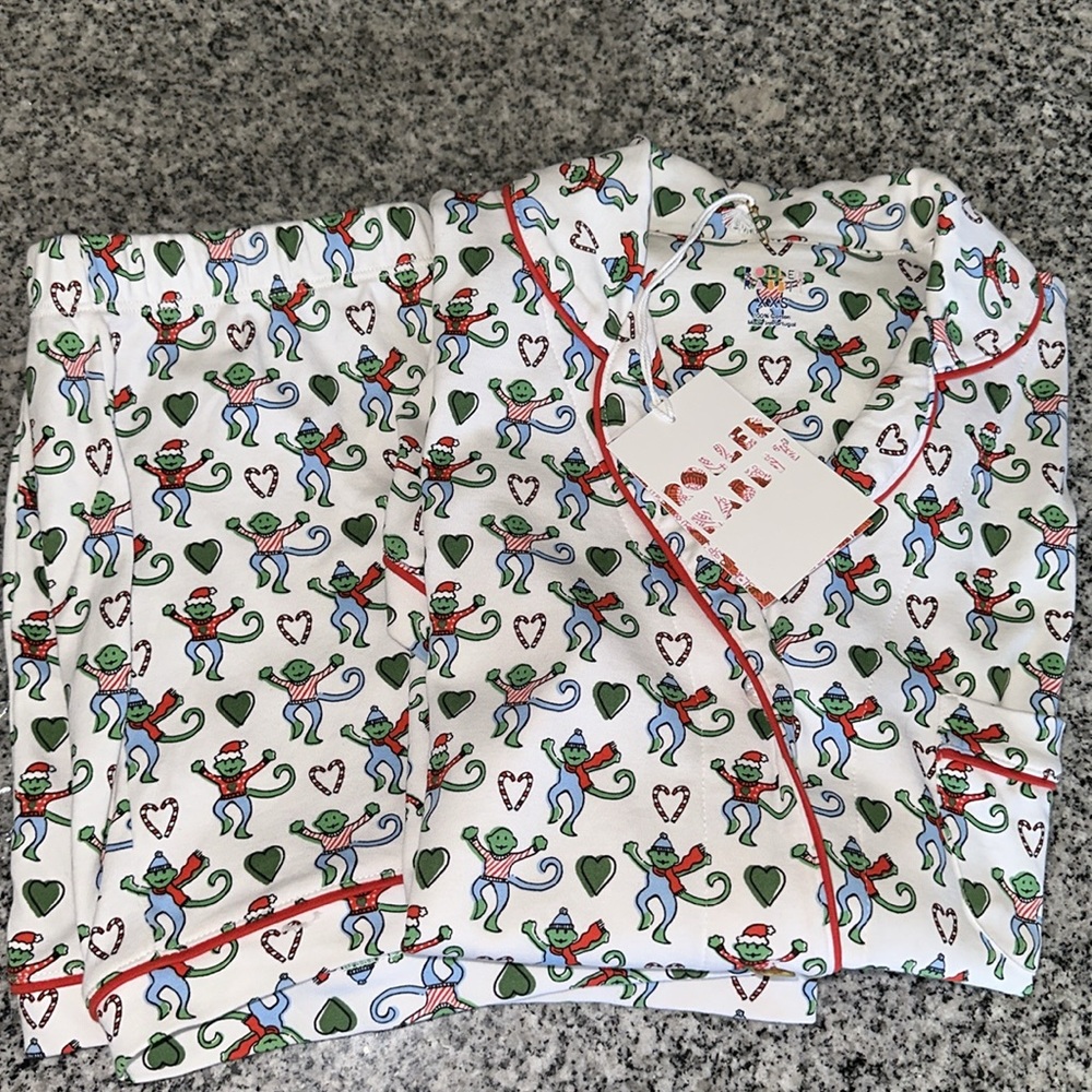 Roller Rabbit MERRY MONKEY Polo Set - Size XXS - RARE LIMITED EDITION